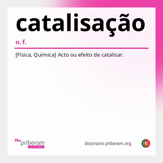 Significado de catalisação