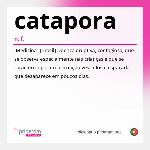 Significado de catapora