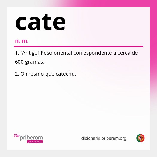 Significado de cate