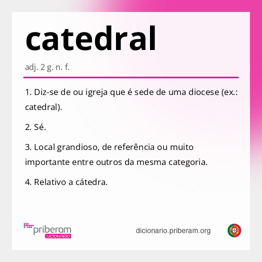 Significado de catedral