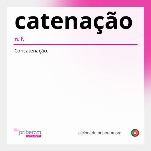 Significado de catenação