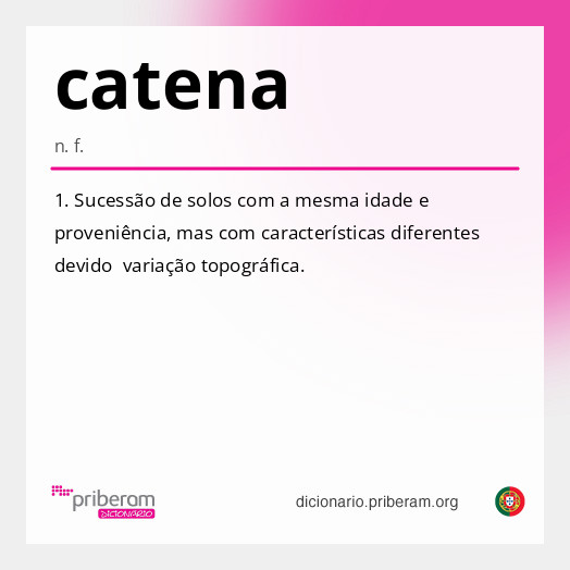 Significado de catena