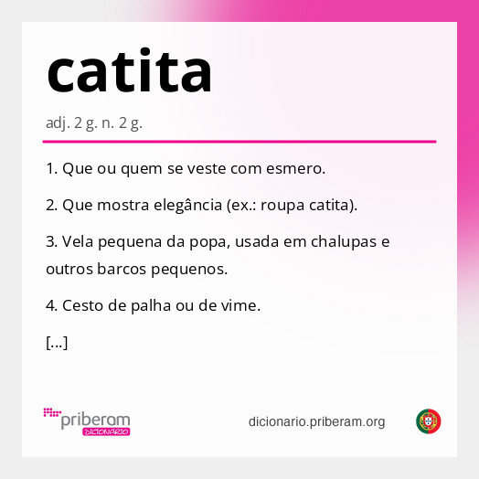 Significado de catita