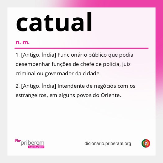 Significado de catual