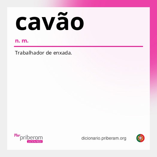 Significado de cavão