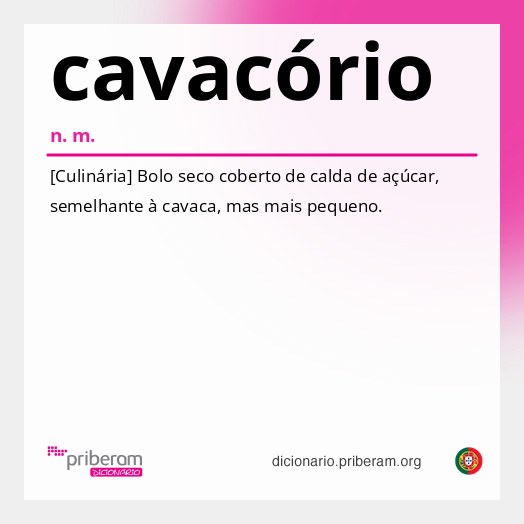 Significado de cavacório