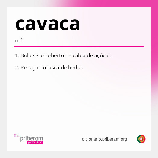 Significado de cavaca