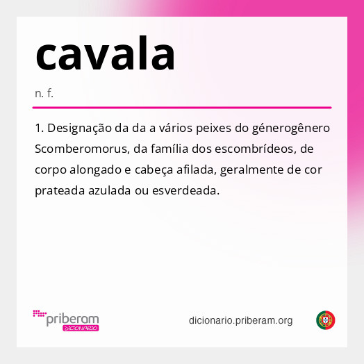 Significado de cavala