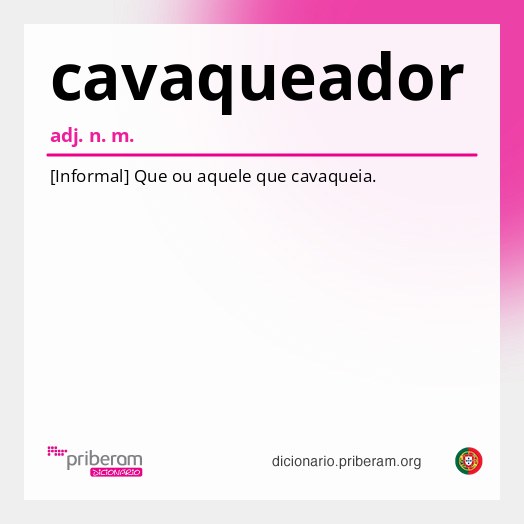 Significado de cavaqueador