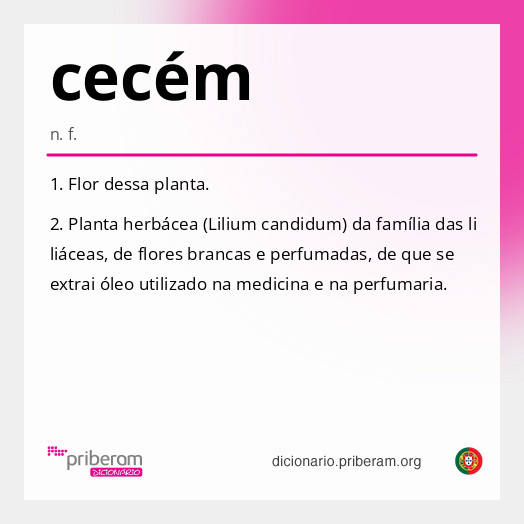 Significado de cecém