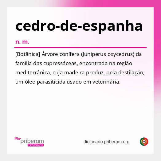 Significado de cedro-de-espanha