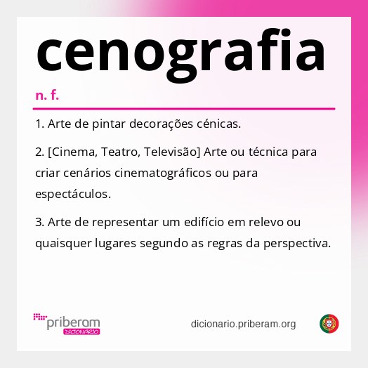 Significado de cenografia
