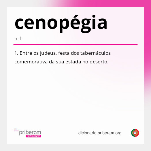 Significado de cenopégia
