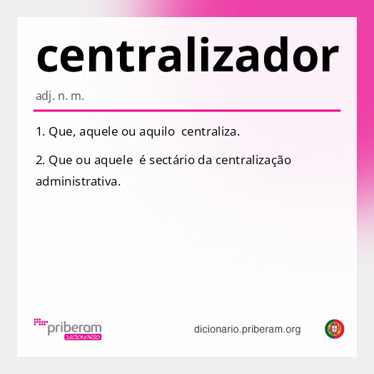 Significado de centralizador