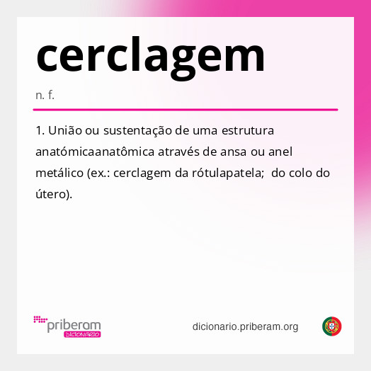 Significado de cerclagem