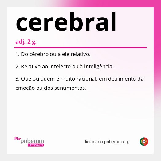 Significado de cerebral