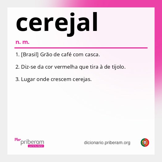Significado de cerejal