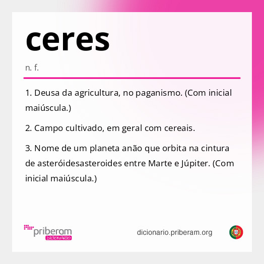 Significado de ceres