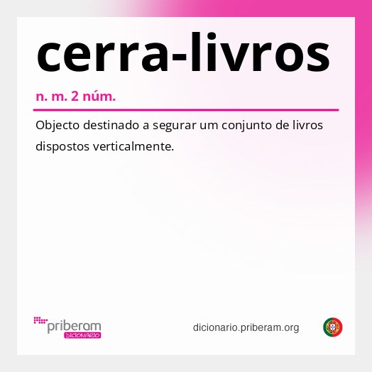 Significado de cerra-livros