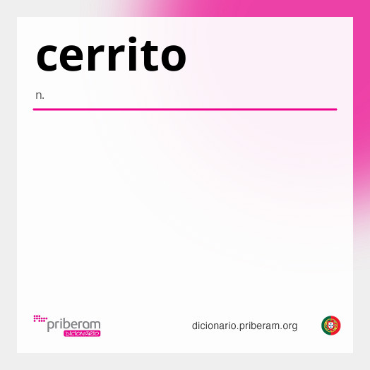 Significado de cerrito