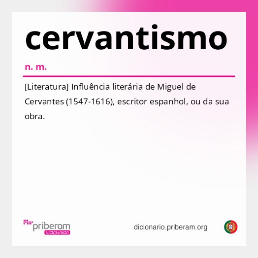 Significado de cervantismo