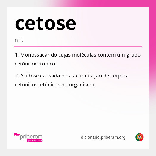 Significado de cetose