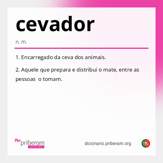 Significado de cevador