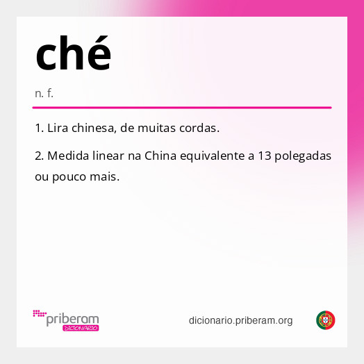 Significado de ché