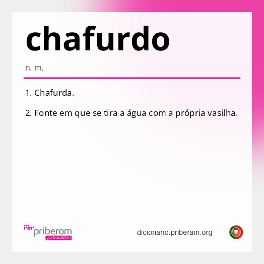 Significado de chafurdo