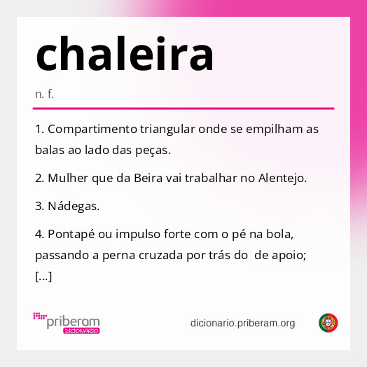 Significado de chaleira