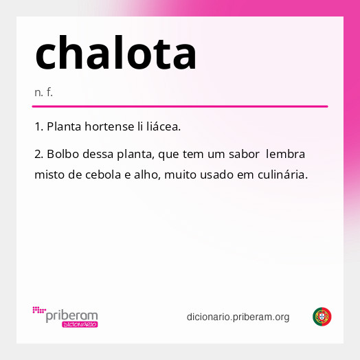 Significado de chalota