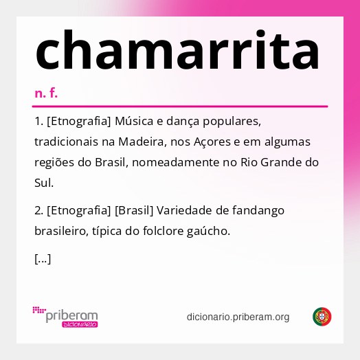 Significado de chamarrita