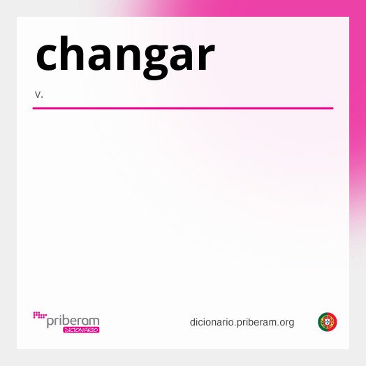 Significado de changar