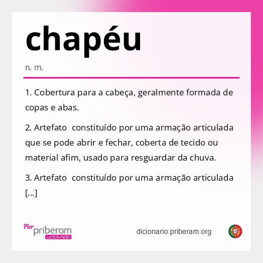 Significado de chapéu