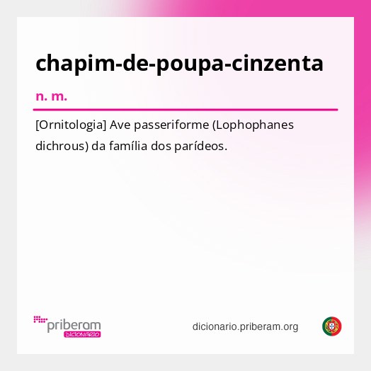 Significado de chapim-de-poupa-cinzenta