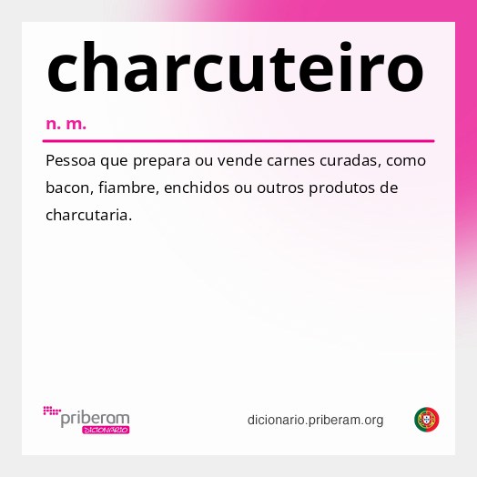 Significado de charcuteiro