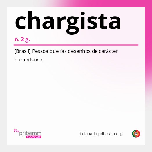 Significado de chargista