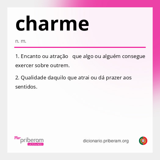 Significado de charme
