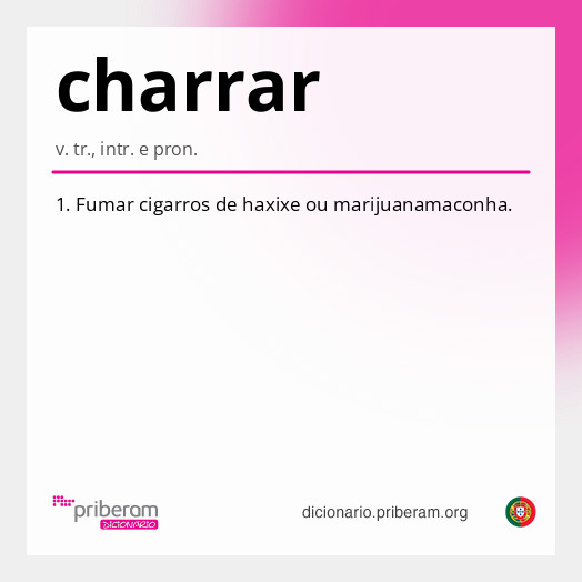 Significado de charrar
