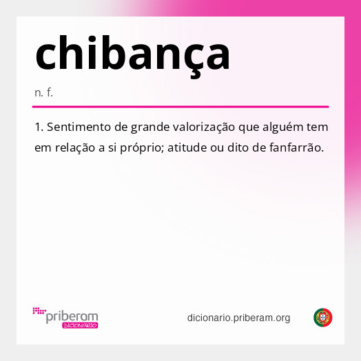 Significado de chibança