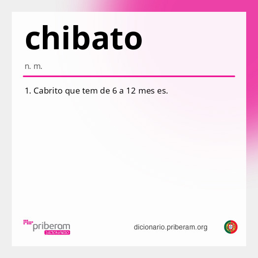 Significado de chibato