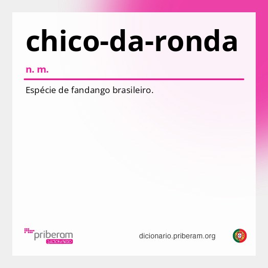 Significado de chico-da-ronda