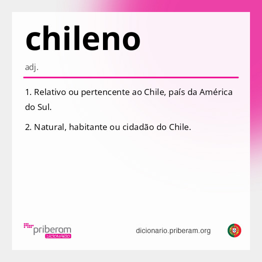 Significado de chileno