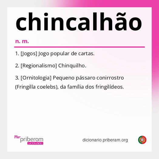 Significado de chincalhão