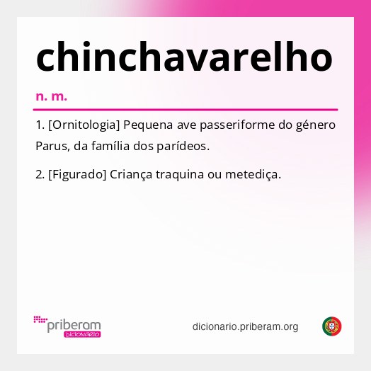 Significado de chinchavarelho