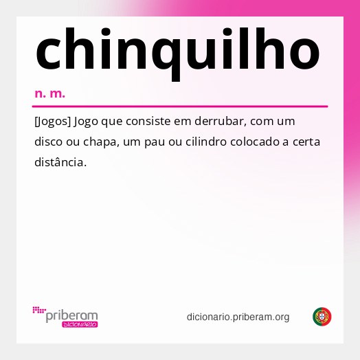 Significado de chinquilho