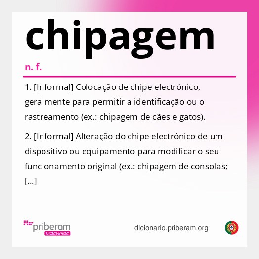 Significado de chipagem