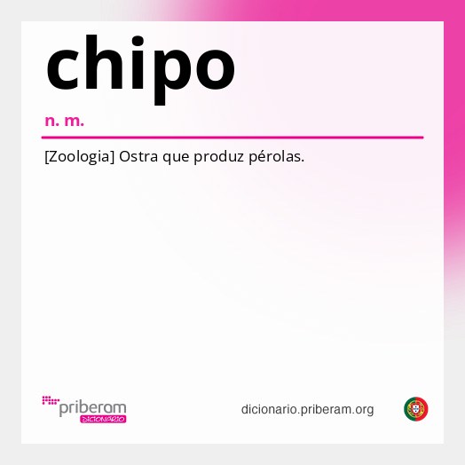Significado de chipo