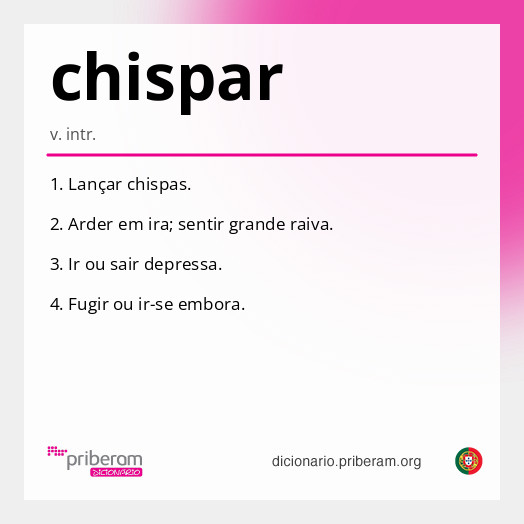 Significado de chispar