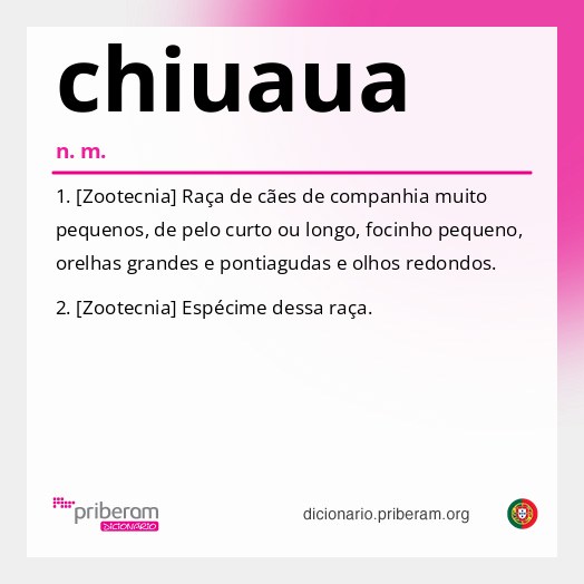 Significado de chiuaua